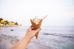 ice cream beach